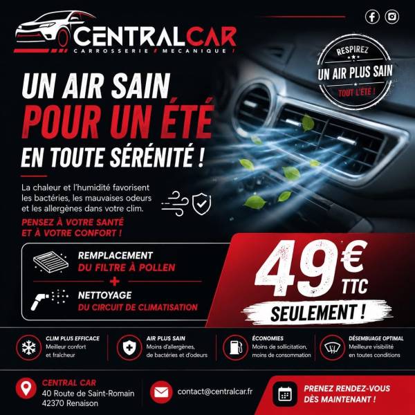 Nettoyage circuit climatisation à 49 euros
